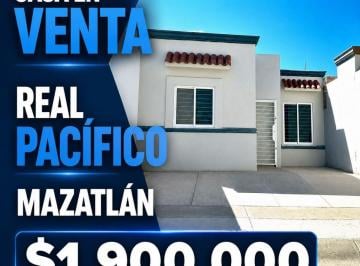 Casa de 3 habitaciones, Mazatlán · Casa en Venta en Mazatlan, Sinaloa (Real Pacifico)