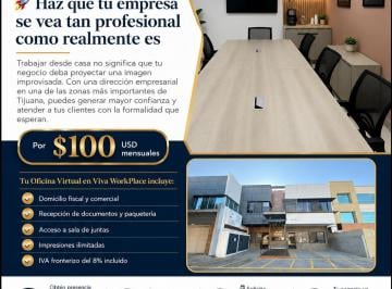 Oficina , Tijuana · Oficina Virtual en Zona Río, Tijuana por $100 Usd Al Mes