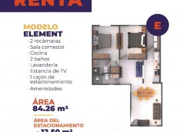 Departamento de 2 habitaciones, San Luis Potosí · Renta Hermoso Departamento Cerca a Cotsco