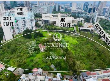 Terreno / Lote · 20706m² · Terreno en Venta en Santa Fe Cuajimalpa