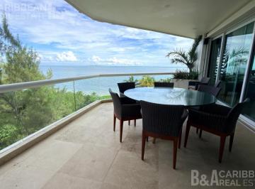 Departamento · 328m² · 3 Recámaras · 2 Estacionamientos · Departamento en Renta Torre Escénica, Punta Sam, Cancún