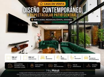 Casa de 3 habitaciones, Nezahualcóyotl · Casa en Venta en Nezahualcóyotl, Impulsora, Edomex