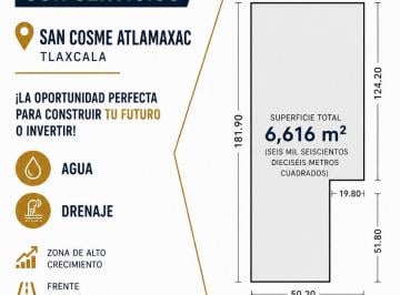 Terreno / Lote · 6616m² · Terreno - Pueblo San Cosme Atlamaxac