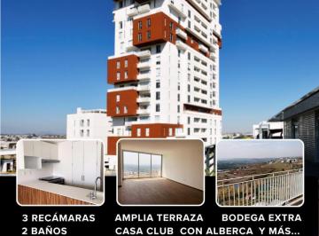 Departamento · 120m² · 3 Recámaras · 2 Estacionamientos · Departamento en Renta Punta Cascatta, Entrega Inmediata, Amenidades con Alberca
