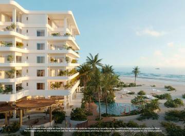 Departamento de 2 habitaciones, Dzemul · Departamento en Venta Frente Al Mar en San Benito Km 21