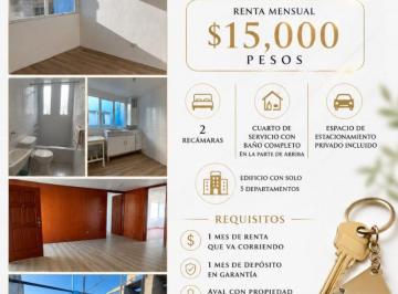 Departamento de 3 habitaciones, Venustiano Carranza · Renta Departamento en Colonia Jardin Balbuena