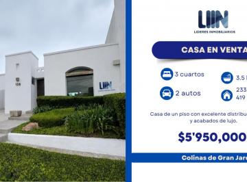 Casa de 3 habitaciones, León · Se Vende Casa de Una Planta en Colinas de Gran Jardín