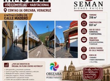 Edificio · 557m² · En Venta Propiedad Para Inversion Zona Centro Orizaba, Veracruz