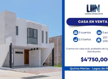 Casa de 3 habitaciones, Lagos de Moreno · Casa en Venta en Quinta Marias - Lagos de Moreno