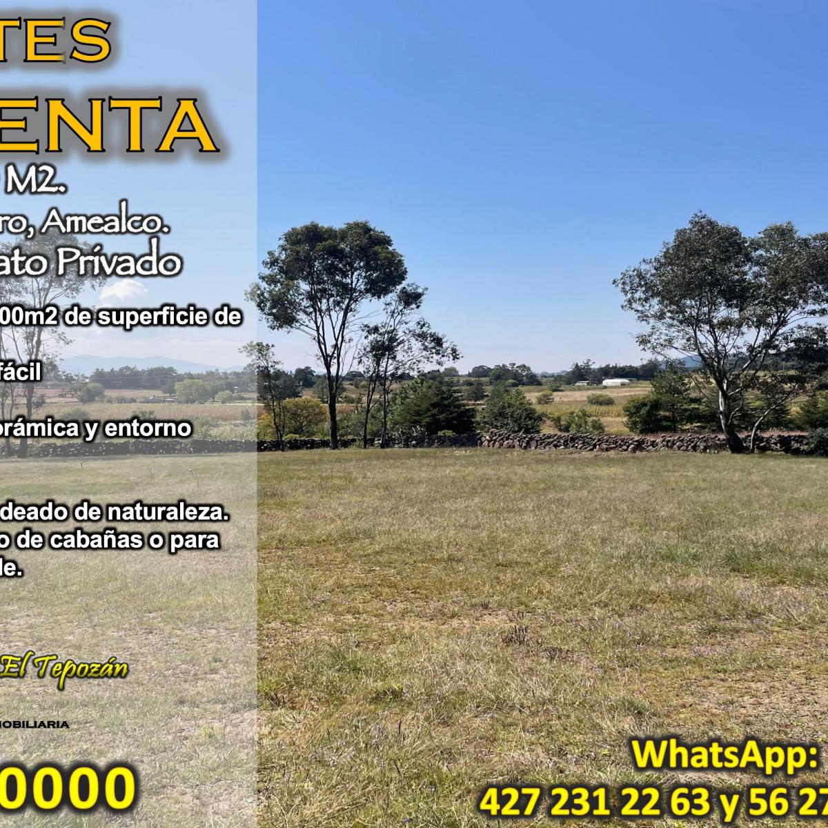 Rural Lots for Sale – El Apartadero, Amealco, Querétaro