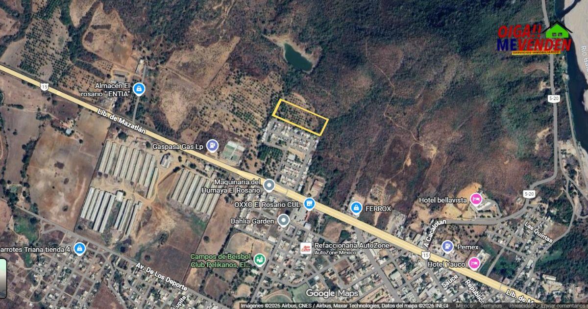 Land for Sale in Rosario, Sinaloa – 4.68 Hectares Ready for Development with 4 Access Points and High Potential