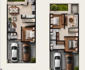 Casa · 135m² · 3 Recámaras · 2 Estacionamientos · El Roquedal