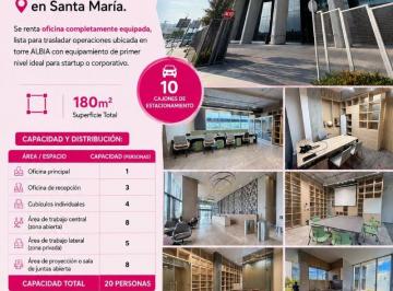 Oficina , Monterrey · Rento Hermosa Oficina Torre Albia!—en Santa María.