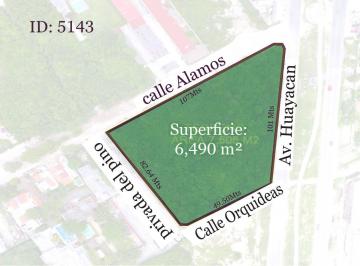 Terreno / Lote · 6490m² · Terreno en Venta en Av Prolongación La Luna, con Huayacan en Cancun Quintana Roo