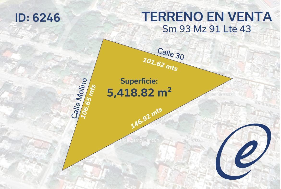 Land for Sale in Downtown Cancún
