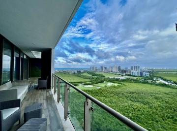 Departamento · 325m² · 3 Recámaras · 2 Estacionamientos · Venta / Renta Departamento Piso 17 Be Towers en Sm3 Cancun Centro Puerto Cancun