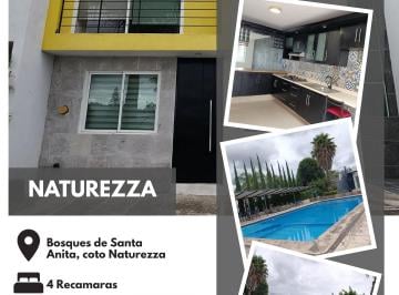 Casa en condominio de 4 habitaciones, Tlajomulco de Zúñiga · Casa Renta Naturezza, Bosques de Santa Anita