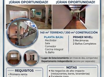 Casa de 3 habitaciones, Benito Juárez · Hermosa y Funcional Casa en Narvarte Poniente