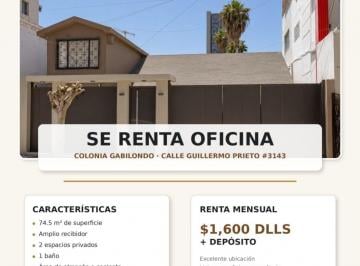 Oficina , Tijuana · Oficina en Renta Colonia Gabilondo