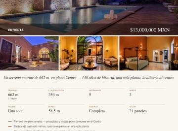 Casa de 5 habitaciones, Mérida · For Sale — Casa de Angeles, Mérida Centro | $13,000,000 Mxn