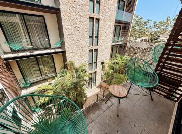 Departamento de 1 habitación, Solidaridad · Venta de Estudio Amueblado a 3 Cuadras de La Quinta Av