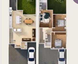 Casa · 139m² · 3 Recámaras · 1 Estacionamiento · El Roquedal