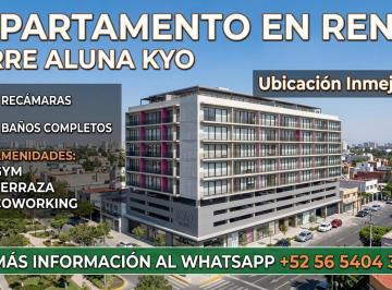 Departamento de 2 habitaciones, Monterrey · Dep Aluna Kyo