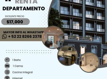 Departamento de 1 habitación, Cuauhtémoc · Depa Loft | Roma Norte