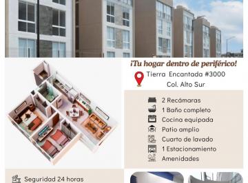 Departamento de 2 habitaciones, San Pedro Tlaquepaque · ¡Excelente Oportunidad! Departamento Cómodo, Seguro y Funcional!