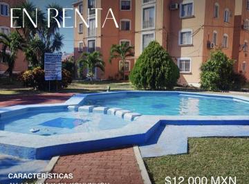 Departamento · 70m² · 2 Recámaras · 2 Estacionamientos · Departamento en Renta de 70 m² en Planta Baja Res. California, Cun