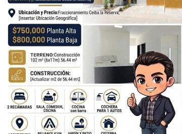 Departamento de 2 habitaciones, Villa de Alvarez · Venta de Departamentos Dúplex Fraccionamiento Ceiba en La Reserva Villa de Álvarez