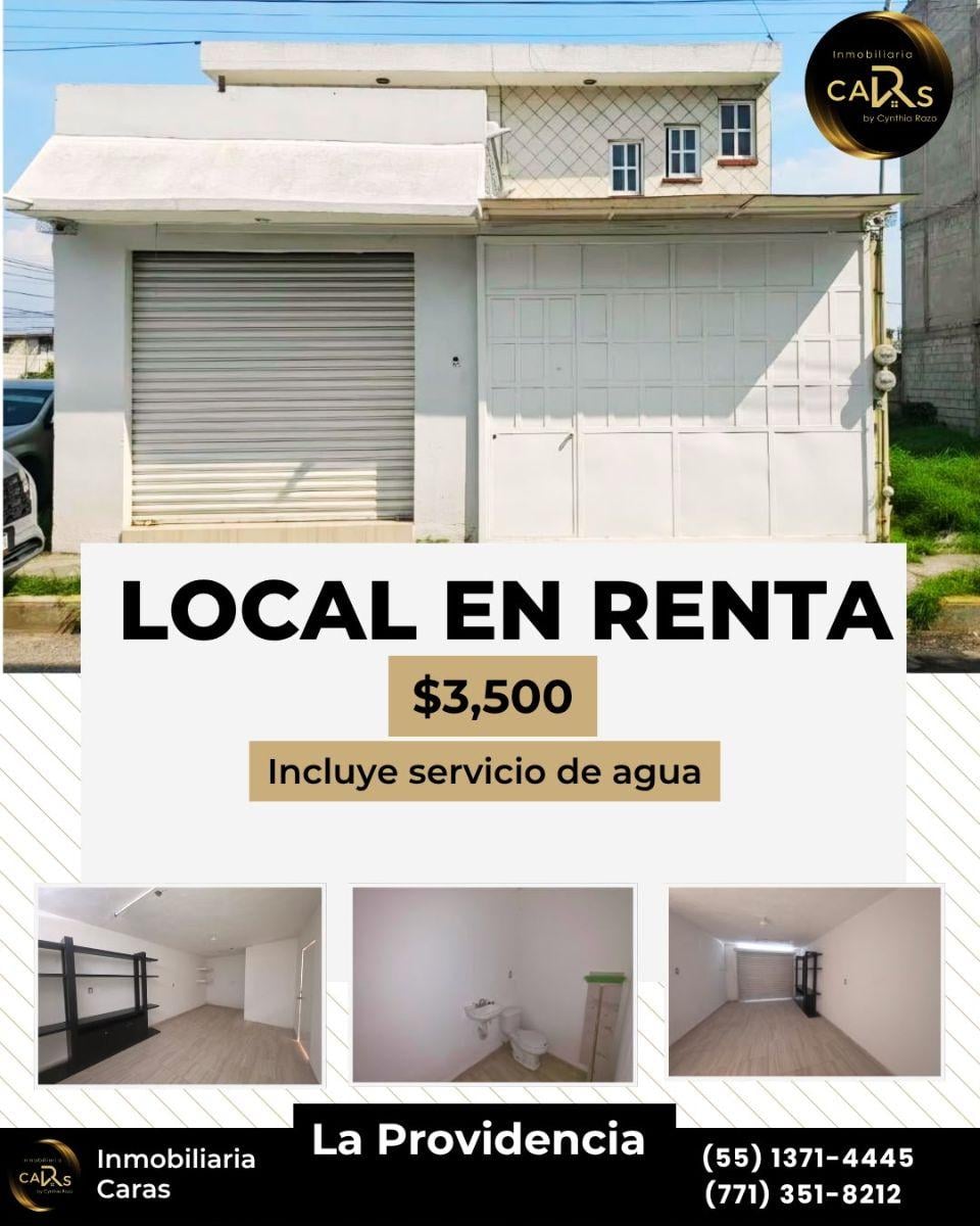 Local Comercial en Renta Calle Santa Maria Magdalena La Providencia Mineral de La Reforma Hidalgo