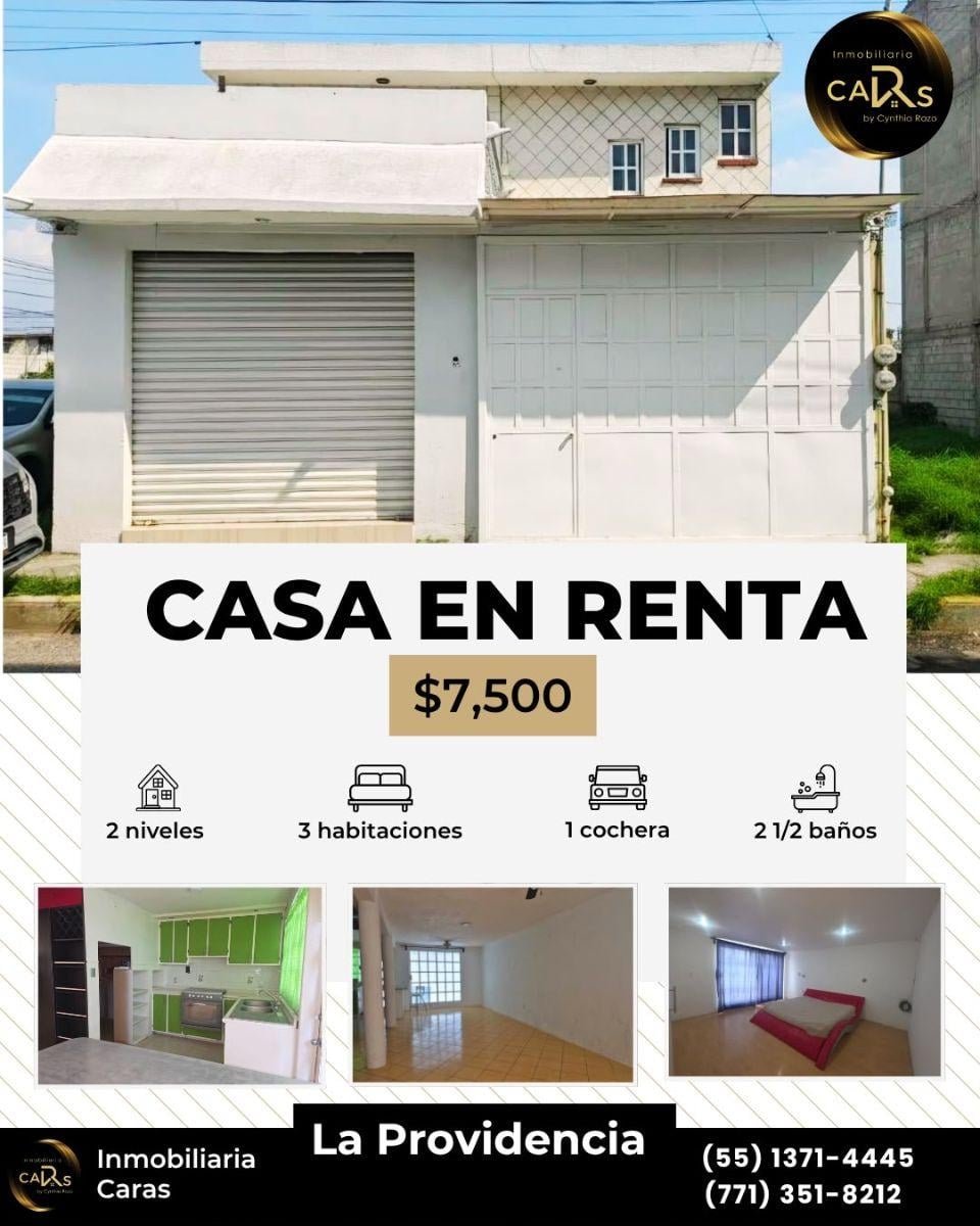 Casa en Renta Fraccionamiento La Providencia Mineral de La Reforma Hidalgo