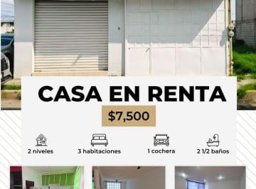 Casa de 3 habitaciones, Mineral de la Reforma · Casa en Renta Fraccionamiento La Providencia Mineral de La Reforma Hidalgo