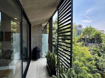 Departamento de 2 habitaciones, Cuauhtémoc · Departamento Exterior en La Roma Norte