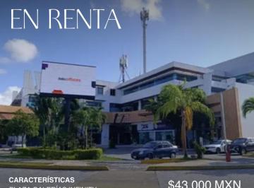 Oficina · 172m² · 4 Estacionamientos · Oficina en Renta de 172 m² en Galerías Infinity, Cancún