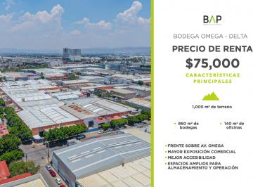 Nave industrial , León · Nave Industrial de 1000 m² en Renta en Fraccionamiento Industrial Delta