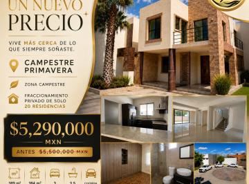 Casa de 3 habitaciones, Juárez · Vive en Campestre Primavera, un Exclusivo Fraccionamiento Privado de Solo 20 Residencias