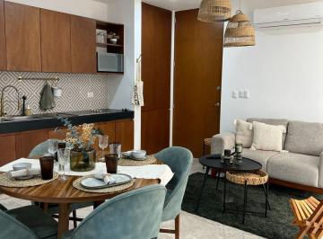 Departamento · 51m² · 1 Recámara · 1 Estacionamiento · Departamento Amueblado en Venta 1 Habitación en Temozón Norte Tiara con Amenidades y Seguridad