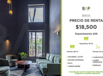 Departamento de 1 habitación, León · Departamento de 78 m² con 1 Recámara en Renta en Andrade