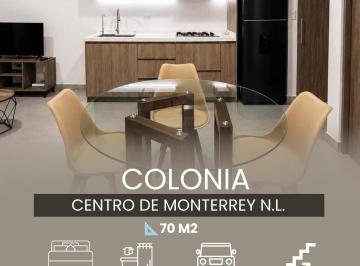 Departamento de 2 habitaciones, Monterrey · Depa Amueblado en Centro de Monterrey