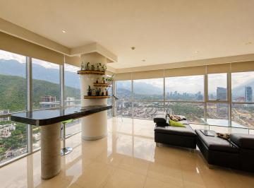 Departamento de 1 habitación, San Pedro Garza García · Depto Piso 34 Torre Liu | Vistas Sierra Madre y Cerro de La Silla | 110 m² | Amueblado | $55,000/mes