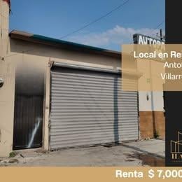 Local comercial · 50m² · Renta Local en Antonio Villarreal Colonia Fierro