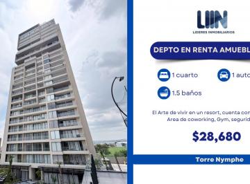 Departamento de 1 habitación, León · Departamento Amueblado en Nymphe Towers