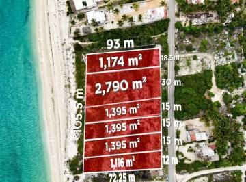 Terreno / Lote , Celestún · Terrenos Frente Al Mar de Celestun Yucatan con 1,116 m²