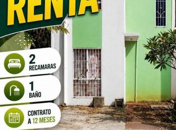 Casa · 60m² · 2 Recámaras · 2 Estacionamientos · Casa en Renta – Palmas I, Playa del Carmen