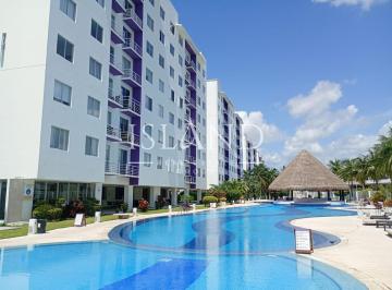 Departamento · 80m² · 2 Recámaras · 2 Estacionamientos · Departamento Amueblado en Renta Habitalia Supermanzana 40 Cancún, Quintana Roo