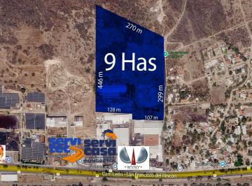 Terreno / Lote · 2000ha · Terreno con Bodega en Venta y Renta Puerta del Cerro, León, Guanajuato