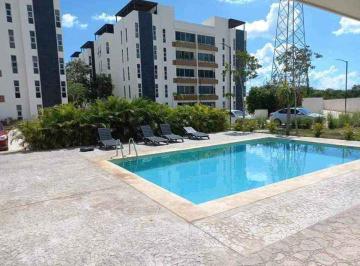 Departamento de 2 habitaciones, Mérida · Penthouse Amueblado 2 Recamaras Mezanine Para Oficina Terraza Propia Elevador Alberca Social