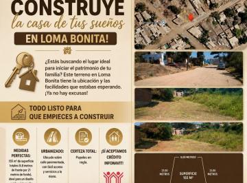 Terreno / Lote , Mazatlán · Terreno en Loma Bonita - Sobre Calle Pavimentada